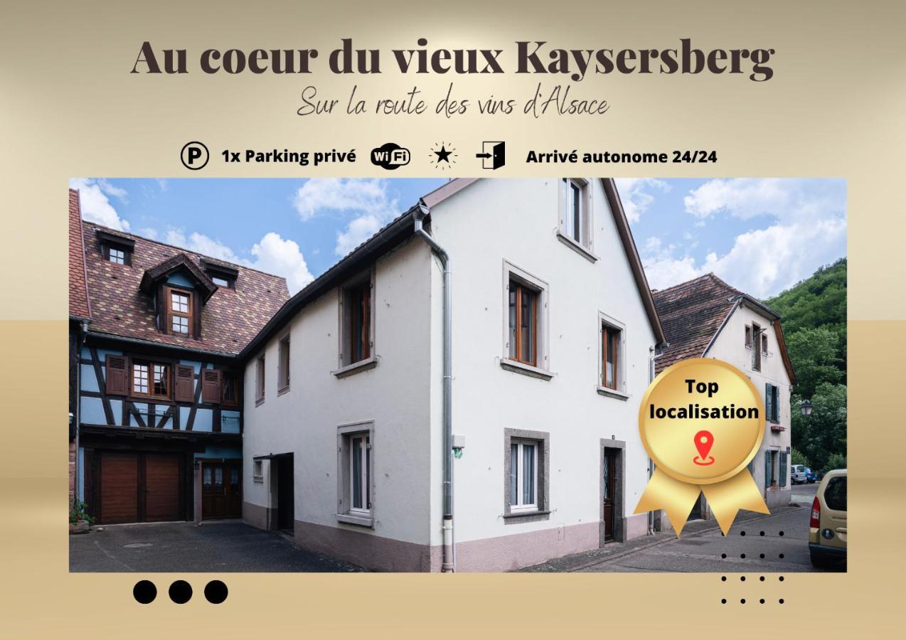 Gite Au Coeur Du Vieux Kaysersberg - Parking Prive & Wifi Экстерьер фото
